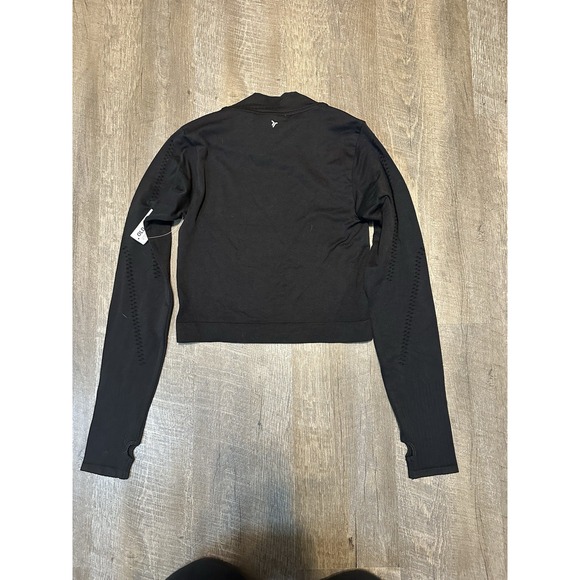 NWT Old Navy Seamless Performance Long Sleeve Crop Top Workout Athletic M Medium - Picture 6 of 6